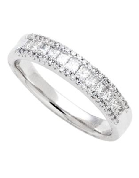 Fine Jewellery 14K White Gold 0.50ct Diamond Ring - WHITE GOLD - 7
