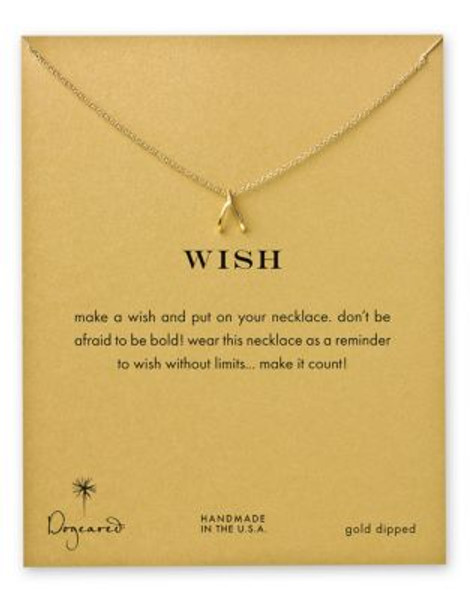 Dogeared Wish Necklace - GOLD