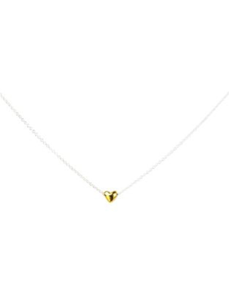 Dogeared Dream Of Love Heart Necklace - GOLD