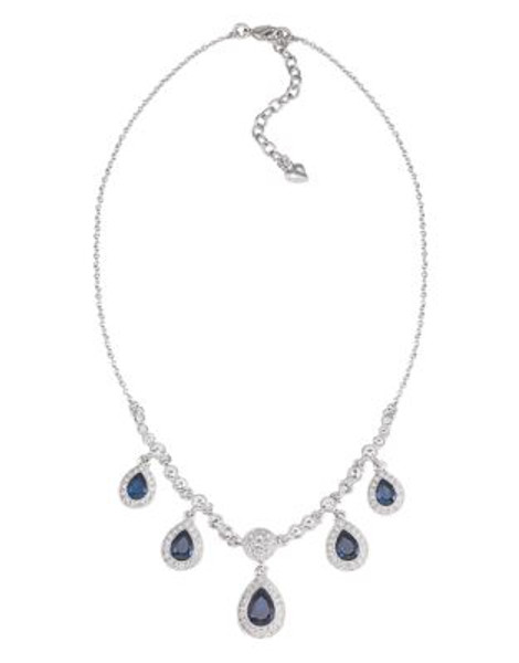 Carolee Simply Blue Frontal Drop Necklace - BLUE