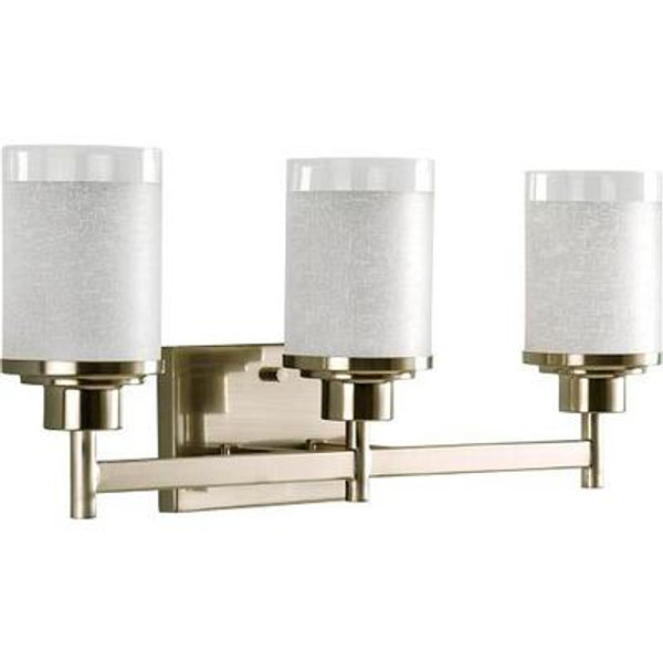 Alexa Collection Brushed Nickel 3-light Wall Bracket