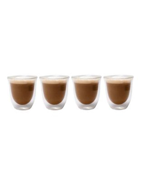 La Cafetiere Jack Espresso Glass Cups Set Of 4 - CLEAR