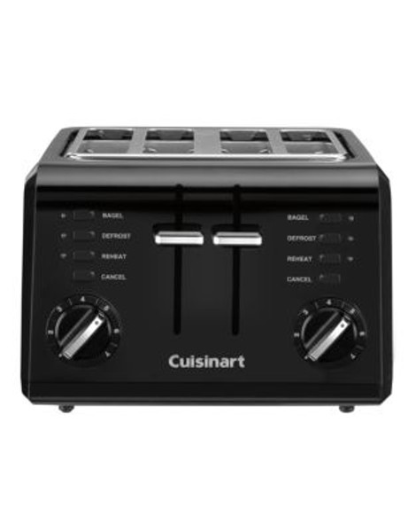 Cuisinart 4 Slice Compact Toaster Black - BLACK