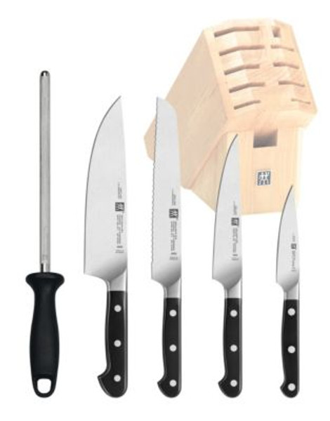 Zwilling J.A.Henckels Pro 6 Piece Block Set - SILVER