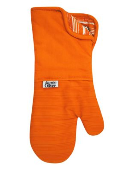 Jamie Oliver Oven Mitt with Silicone - ORANGE