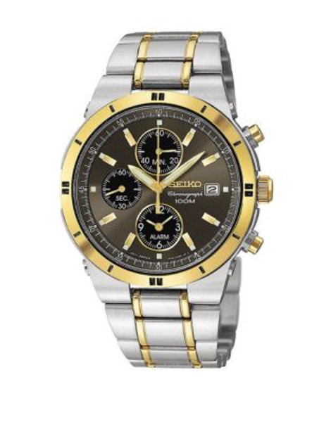 Seiko Men's Chronograph Watch - TWO TONE