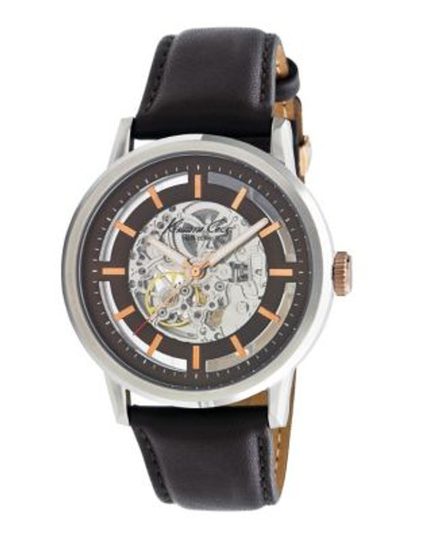 Kenneth Cole New York Men's Automatic Watch - BROWN