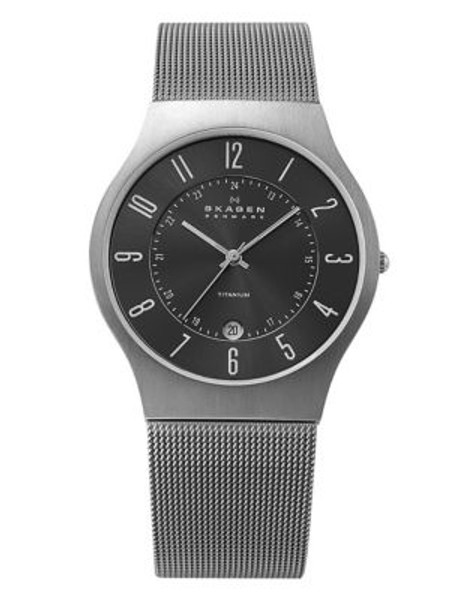 Skagen Denmark Men's Titanium Watch - GREY