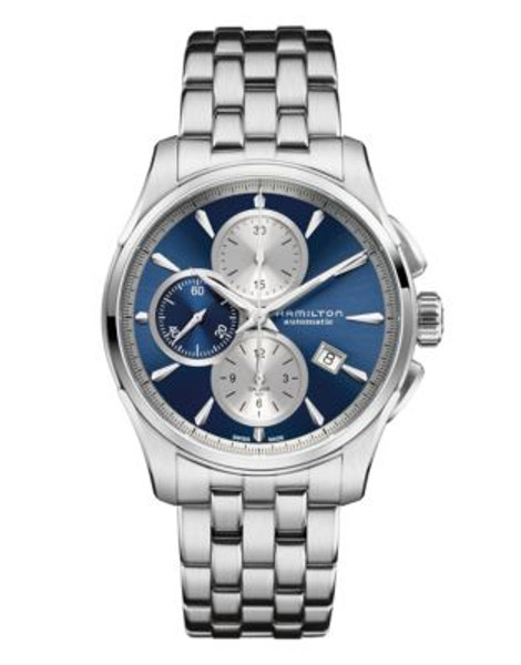 Hamilton Mens Jazzmaster Auto Chrono H21 Watch - SILVER