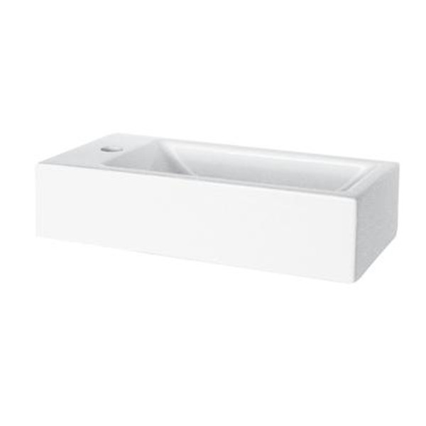 Kole Fireclay Sink With Single Hole Faucet Drilling