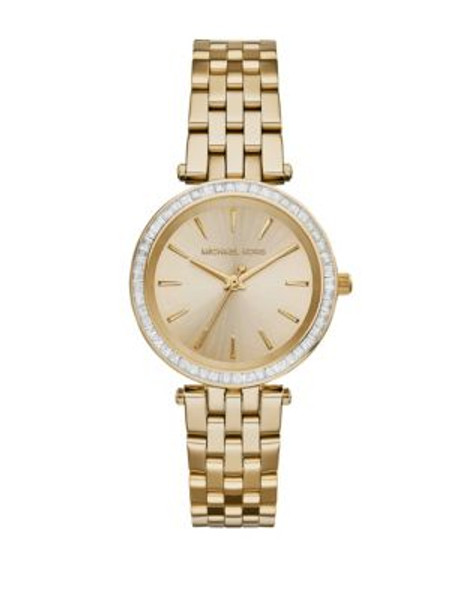 Michael Kors Womens Darci Mini Size Three Hand - GOLD