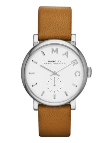 Marc By Marc Jacobs Baker Tan Leather Strap - BROWN