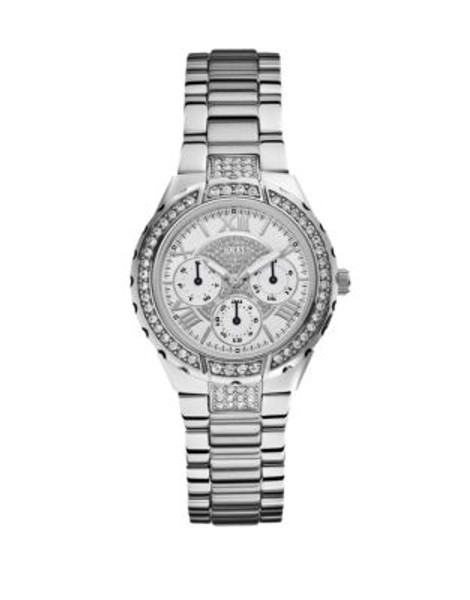 Guess Polished Silver Watch - SILVER