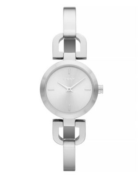 Dkny Stainless Steel Bangle Watch - SILVER