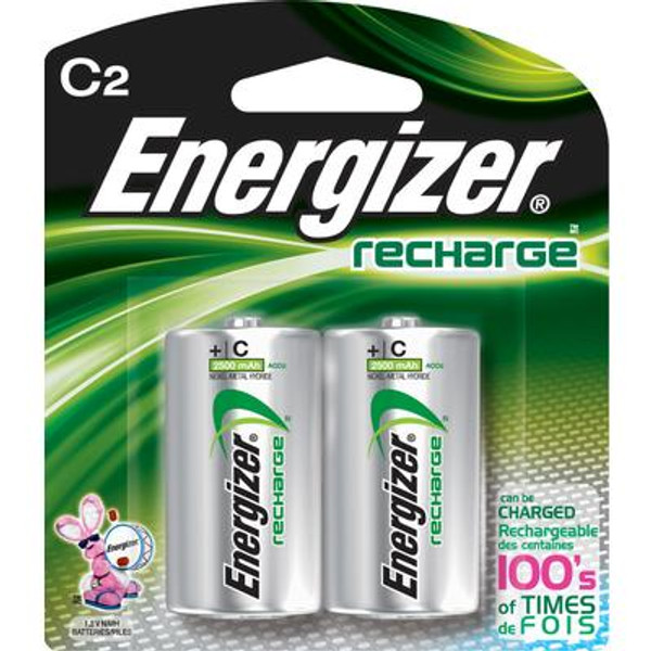 Rechargeable C Battery - 2 Pack