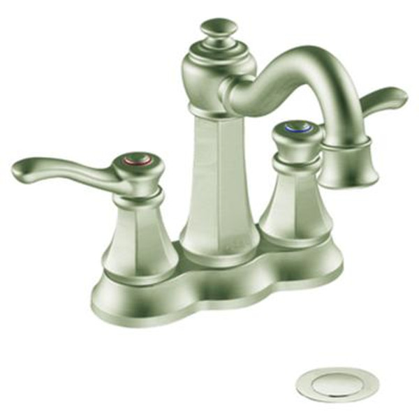 Vestige 2 Handle Bathroom Faucet - Brushed Nickel Finish