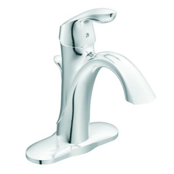 Eva 1 Handle Bathroom Faucet - Chrome Finish