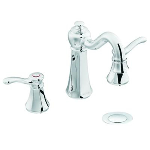 Vestige 2 Handle Widespread Bathroom Faucet Trim (Trim Only) - Chrome Finish