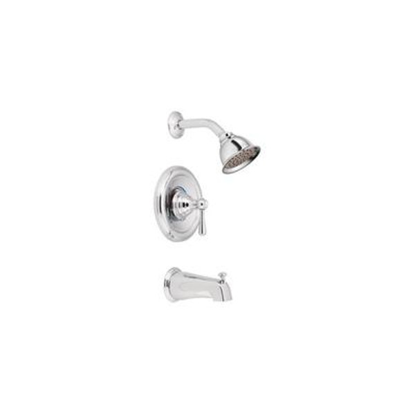 Kingsley Posi-Temp Tub/Shower Faucet Trim (Trim Only) - Chrome Finish