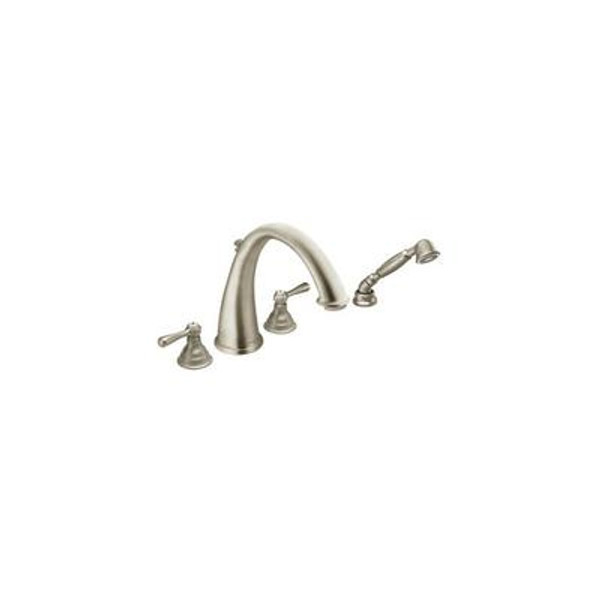 Kingsley Roman Tub Faucet Trim (Trim Only) - Brushed Nickel Finish