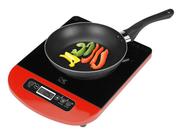 Red Induction Cooking Plate