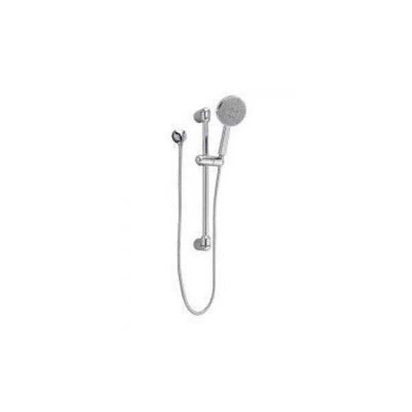 Rain Shower 3-Function Wall Bar Shower Kit in Satin Nickel