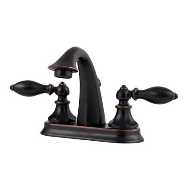 Catalina 2-Handle High-Arc 4 inch Centerset Bathroom Faucet in Tuscan Bronze