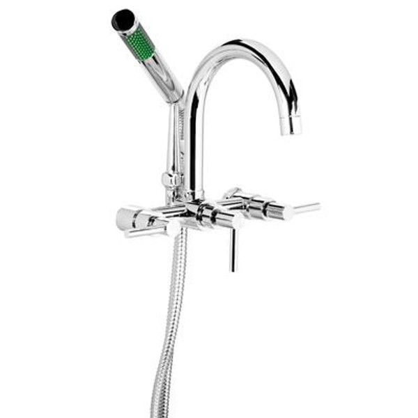 Chrome 7 In. Center Tub Mounted Faucet