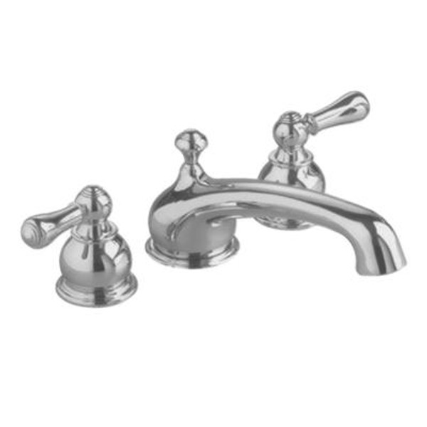 Hampton Deck-Mount Tub Filler Trim Kit in Satin Nickel