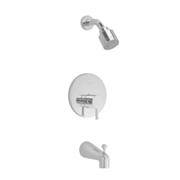 Serin Bath and Shower Trim Kit in Satin Nickel