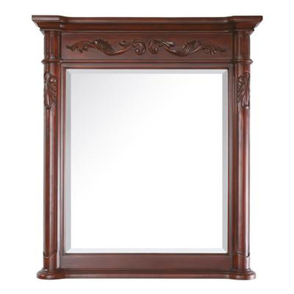 Provence 36 Inch Mirror in Antique Cherry Finish