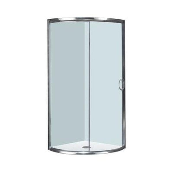 40 Inch x 40 Inch Round Shower Enclosure in Chrome