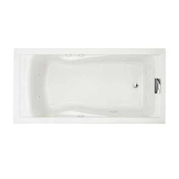 Evolution 6 feet Whirlpool Tub with EverClean in White