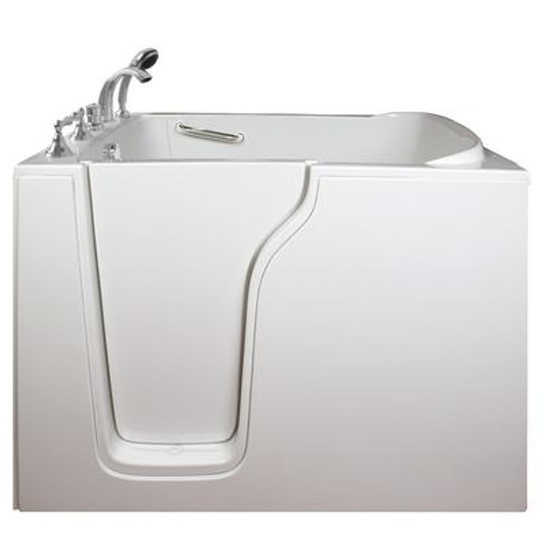 E-Series Air Massage 55 Inch. X 35 Inch. Walk In Tub In White With Left Drain