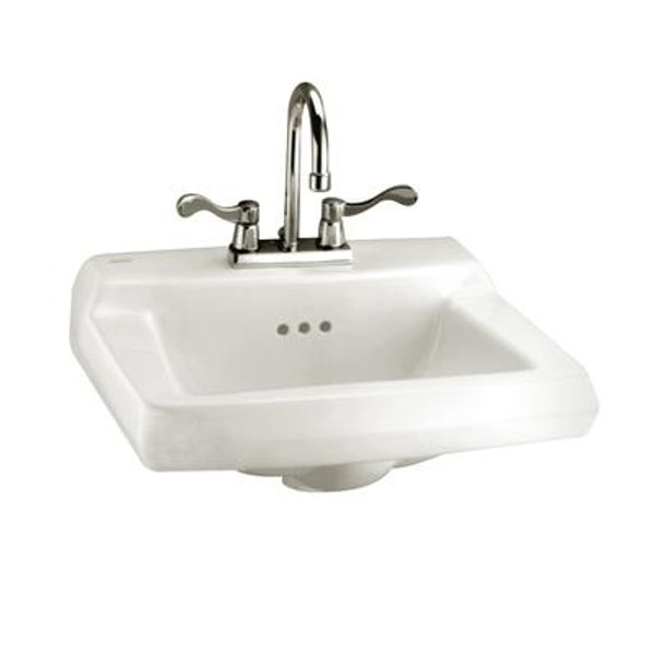 Comrade Wall-Mount Bathroom Sink for Wall Hanger in White