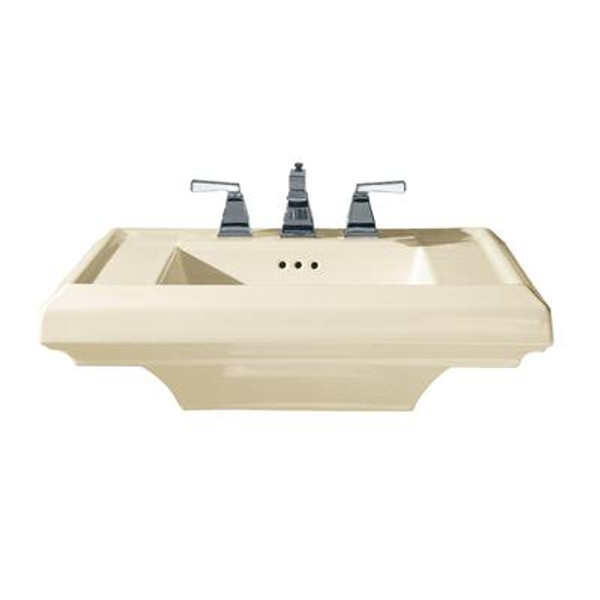 Town Square 27 Inch Pedestal Sink Basin in Linen