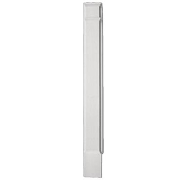 90 Inch x 7 Inch x 1-5/16 Inch Pilaster Plain Economy Molded Plinth Smooth