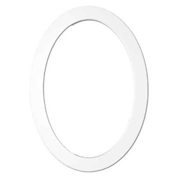 43-1/16 Inch x 31-1/8 Inch x 1 Inch Primed Polyurethane Trim Oval Flat