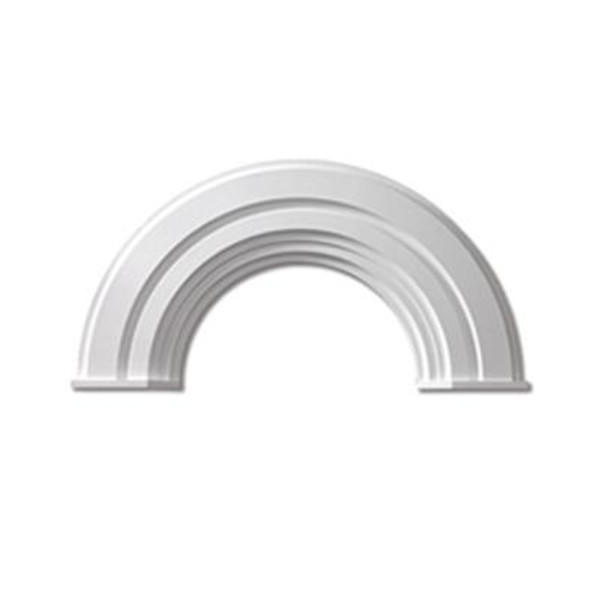 48-5/8 Inch x 26-1/4 Inch x 1-3/4 Inch Polyurethane Decorative Half Round Arch Trim