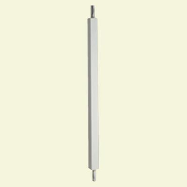 20 Inch x 1-3/4 Inch x 1-3/4 Inch Polyurethane Smooth Surface Square Baluster for 5 Inch Balustrade System