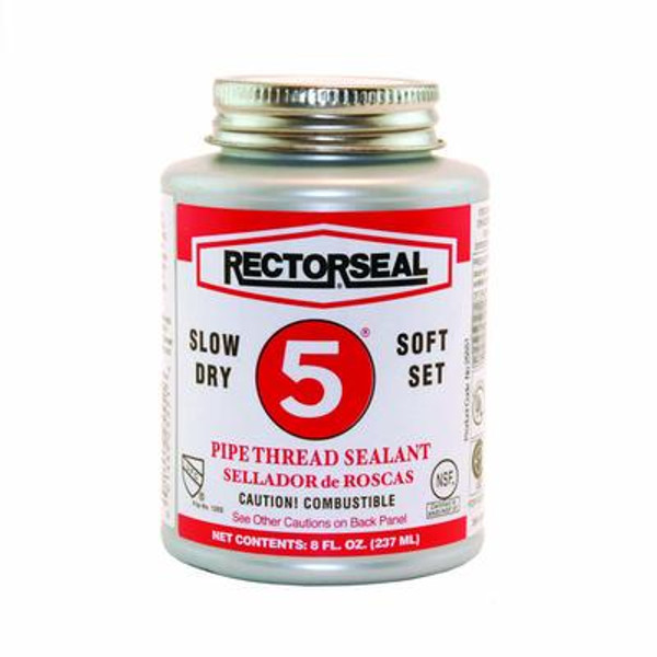 Rector Seal Brand Slow-Dry Pipe Thread Sealant 5 - Contractor Pack of 6