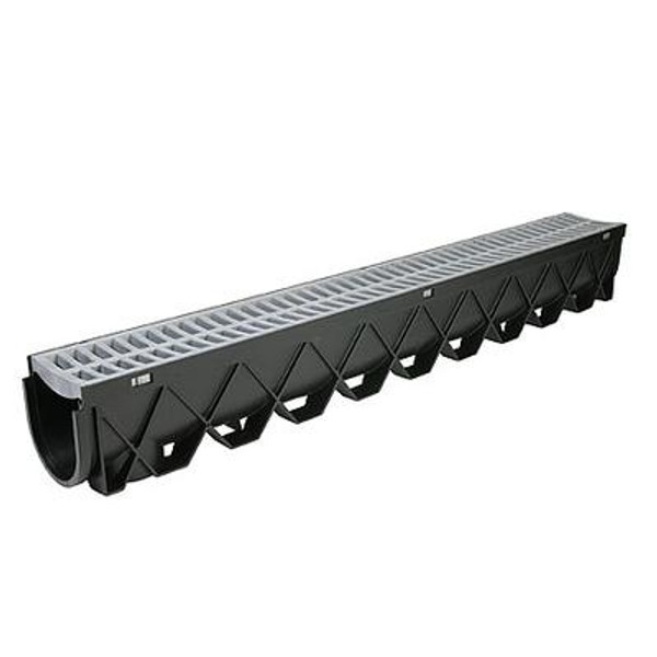 Storm Drain 40 Inch Channel With Portland Grey Grate