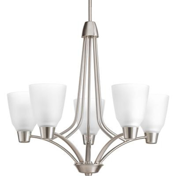 Asset Collection 5-light Brushed Nickel Chandelier