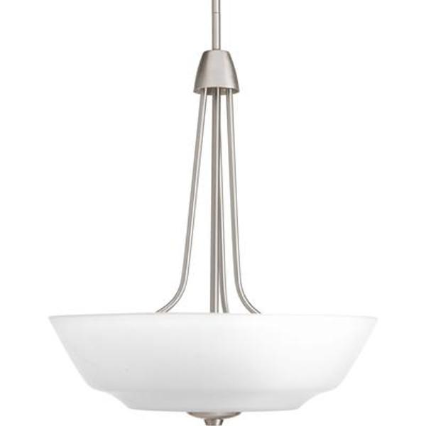 Asset Collection 3-light Brushed Nickel Foyer Pendant