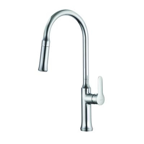 Nola Single Lever Pull-down Kitchen Faucet Chrome Finish