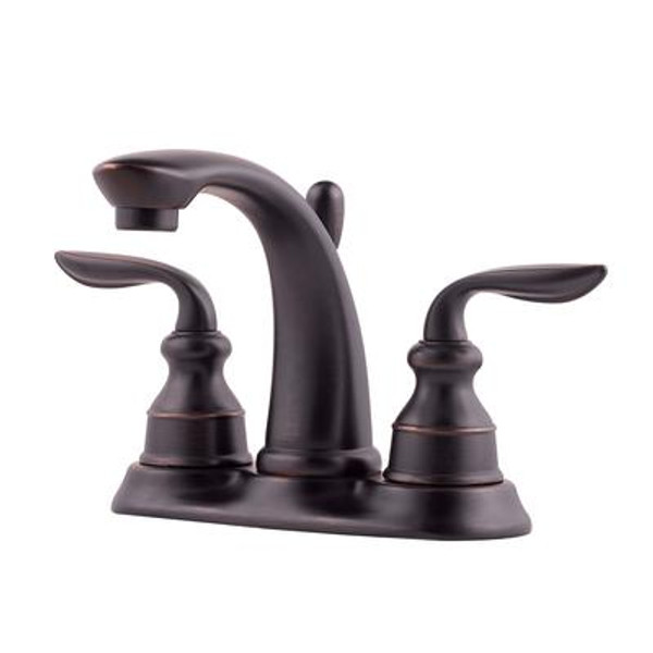 Avalon Lead Free 4 Inch Centerset Lavatory Faucet in Tuscan Bronze