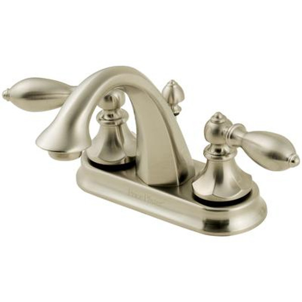 Catalina Lead Free 4 Inch Centerset Lavatory Faucet in Brushed Nickel