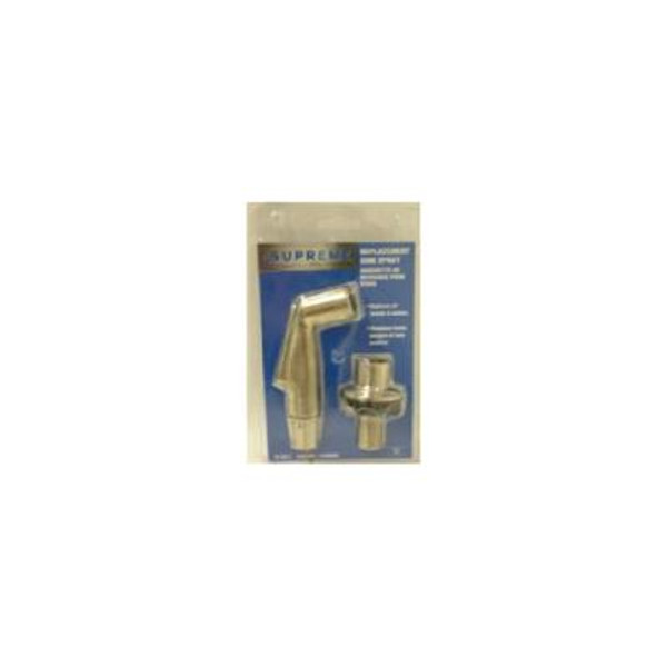 Side Spray With Hose Guide. Chrome-Plated. Clam Shell Packaging