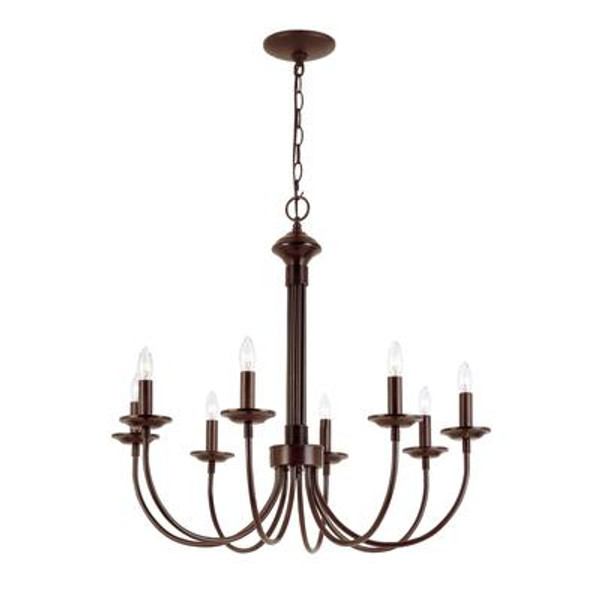 Bronze Hook 8 Light Candelabra