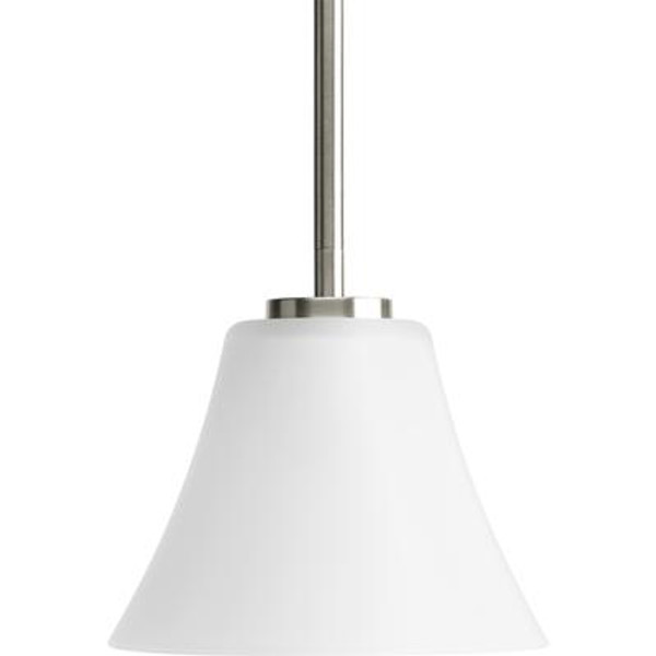 Bravo Collection Brushed Nickel 1-light Mini-Pendant